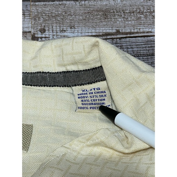Tommy Bahama Original Fit Button Down Short Sleeve Hawaiian Silk/Cotton - Picture 5 of 6